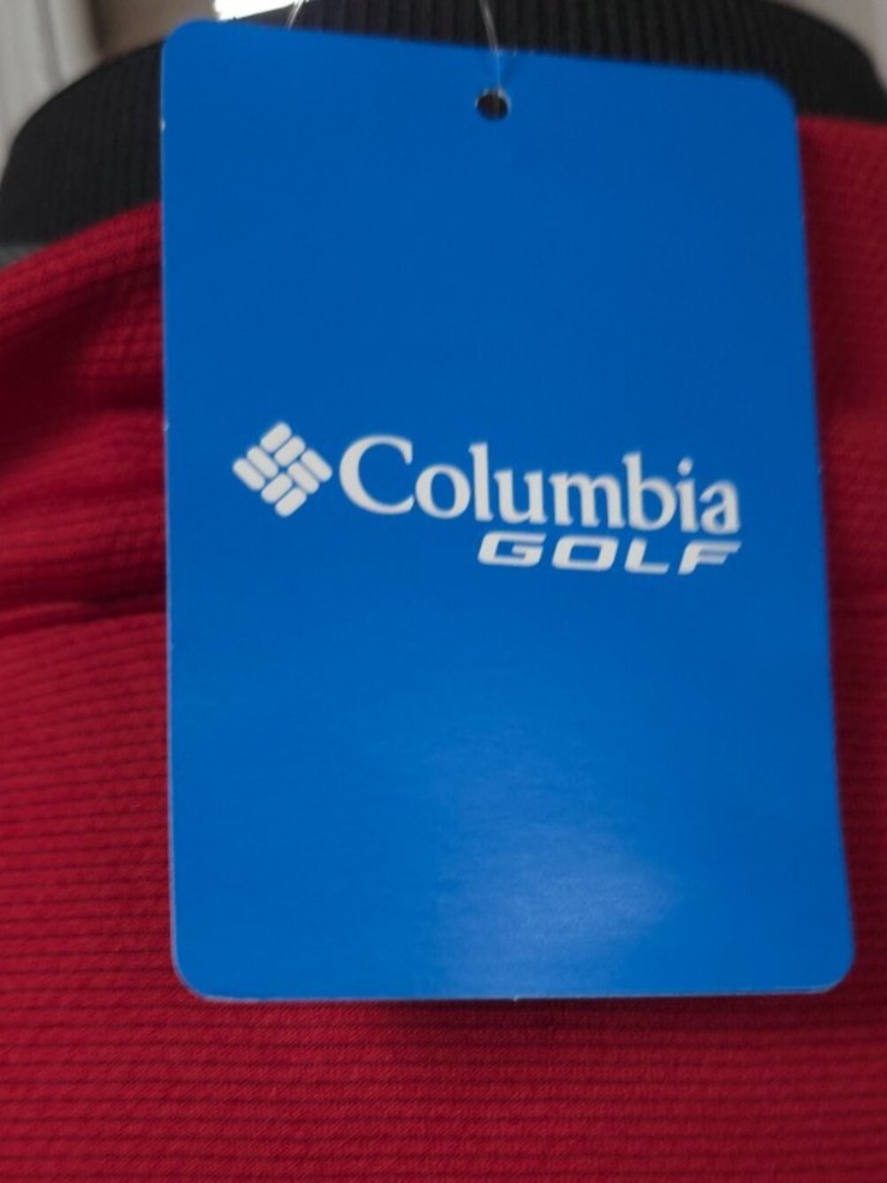 Columbia Golf Shotgun Omni Wick Mens LG Red LS 1/4 Zip Stevens Institute Shirt - Picture 13 of 15